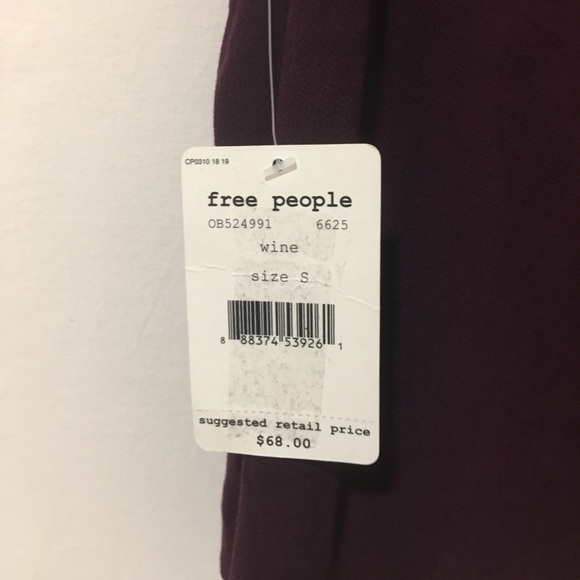 Free People Plum Sleeveless Top - Picture 5 of 6